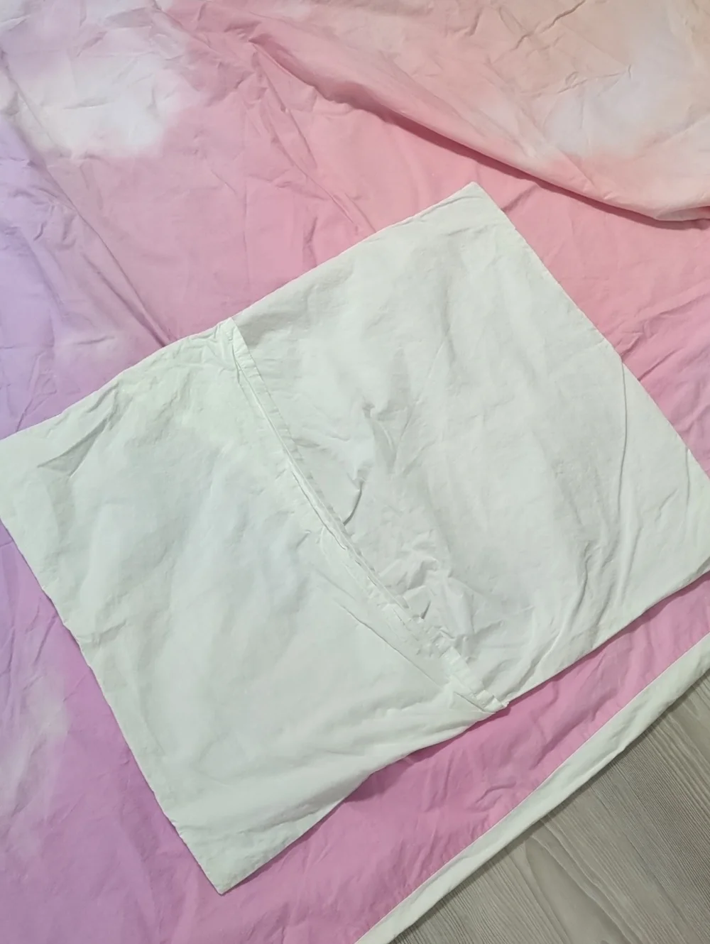 Pottery Barn Teen PBteen Full Queen Duvet Sham Pastel Watercolor Organic Cotton